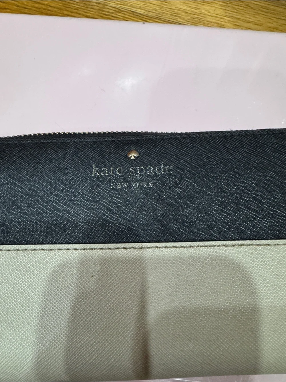 kate spade Black and Cream Staci Colorblock